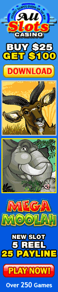 Play Mega Moolah at All Slots Casino today.
