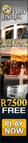 Receive R7500 worth of Welcome Bonuses only at Play United Casino.